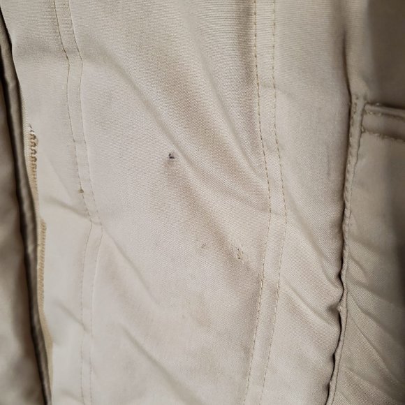 Vintage Reversible Puffer Jacket, Argile Sweater & Tan Canvas, M - Picture 10 of 10